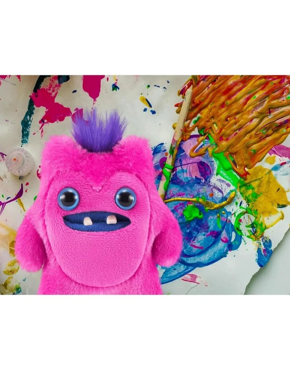 Zuru Baby Fuggs Series 4 Greedy Grinner miniature plush toy by ZURU